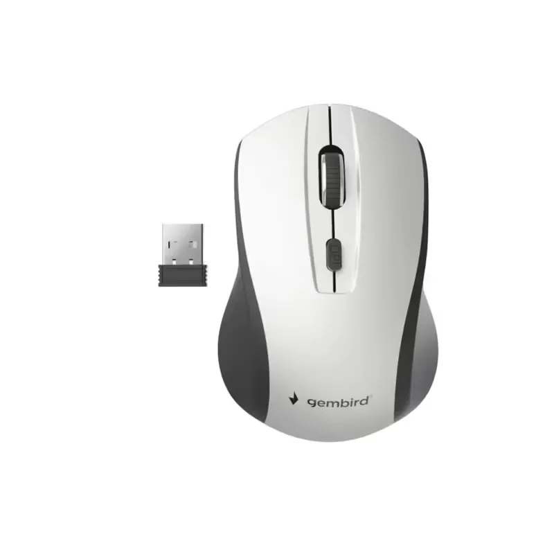 Gembird USB WRL Black/Silver Musw-4B-02-BS