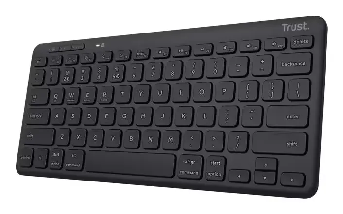 Trust Lyra Universal RF Wireless + Bluetooth Qwerty US English Black