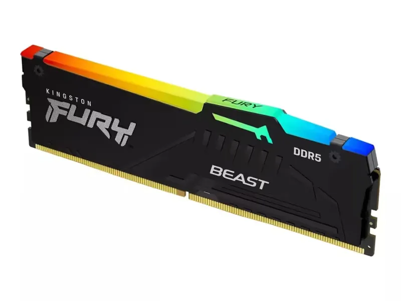 Kingston 16GB 6800MHz CL34 DDR5 KF568C34BBEA-16 Fury Beast RGB (1x16)
