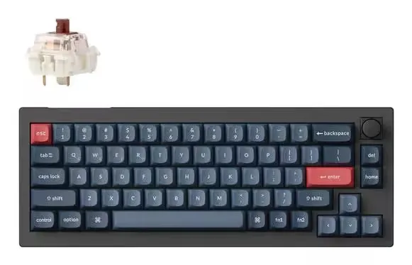Keychron V2 Max Wireless, RGB Backlight, Carbon Black, V2M-D3