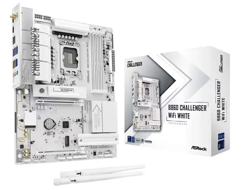 ASRock B860 Challenger WiFi White