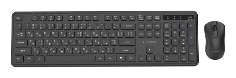 Gembird KBS-WPS-01-Cyrl Wireless Keyboard and Mouse Set (Cyrillic