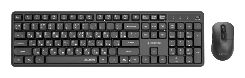 Gembird Silent Pro Business Wireless Keyboard and Mouse Set