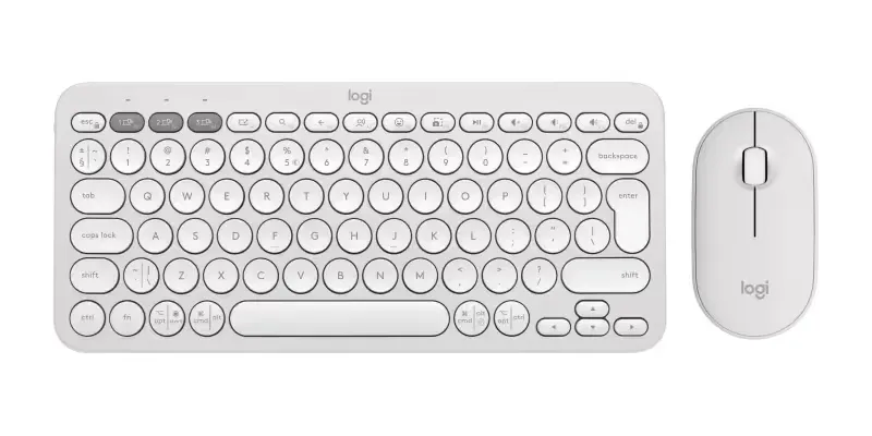Logitech +MOUSE Combo Pebble 2/White 920-012240