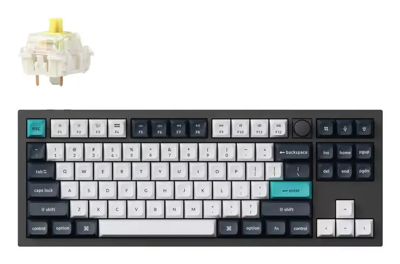 KEYBOARD WRL Q3 MAX RGB/Carbon Black Q3M-M4 Keychron
