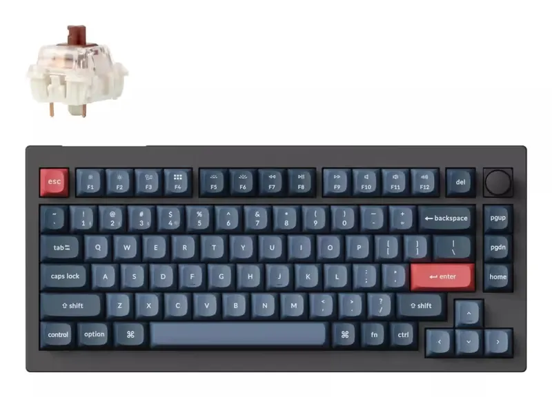 KEYBOARD WRL V1 MAX RGB/Carbon Black V1M-D3 Keychron