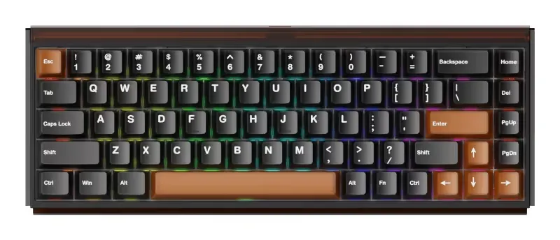 KEYBOARD WRL RAY68-HE/Brown 103-RA68A-000 Akko
