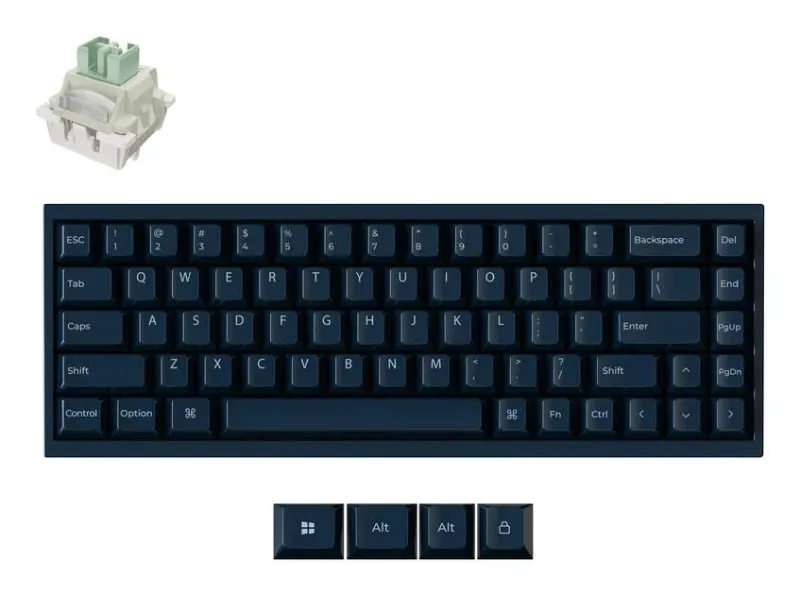 KEYBOARD USB-C Q16 HE 8K/Navy Blue Q16HW-J1 Keychron