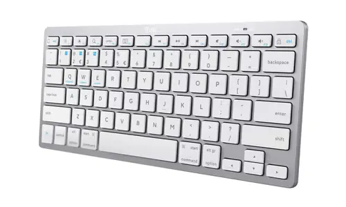 Trust 24651 keyboard Universal Bluetooth QWERTY US English Silver