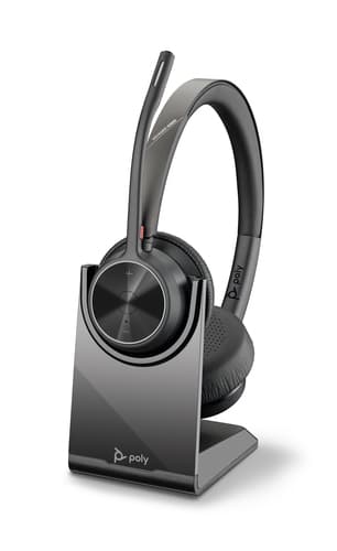 HP Poly Voyager 4320 USB-C Headset +BT700 dongle +Charging Stand