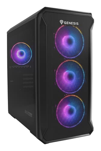 GENESIS Irid 503 ARGB Micro Tower Black, Transparent