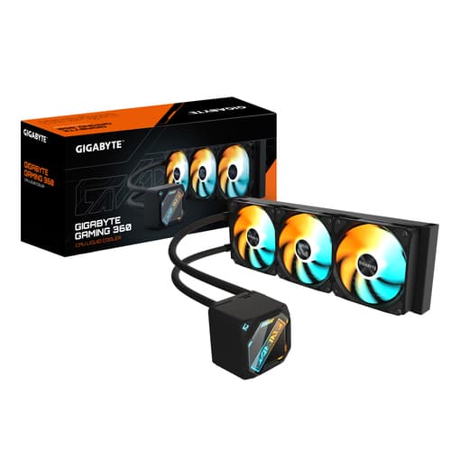 Gigabyte GAMING 360 Processor All-in-one liquid cooler 12 cm Black 1 pc(s)