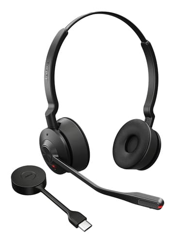 Jabra Engage 55 SE Headset Wireless Head-band Office/Call center USB Type-C Black
