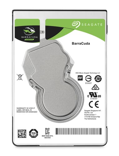 Seagate Barracuda 2.5" hard drive 500 GB 5400 RPM 128 MB 2.5" Serial ATA III