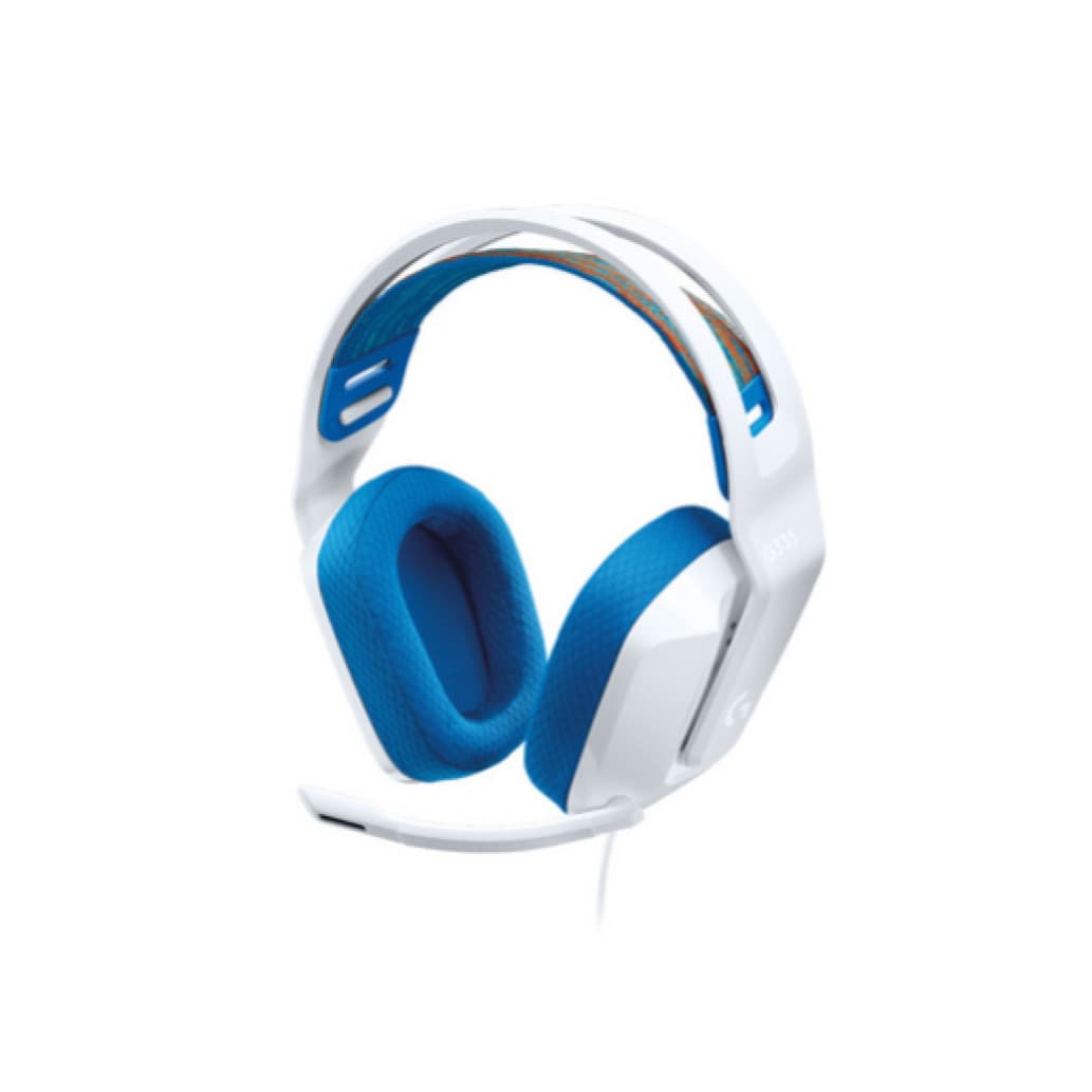 Logitech G335 gaming naglavne 2x 3,5mm stereo z tudi za Xbox PlayStation Nintendo Switch - bele (981-001018)