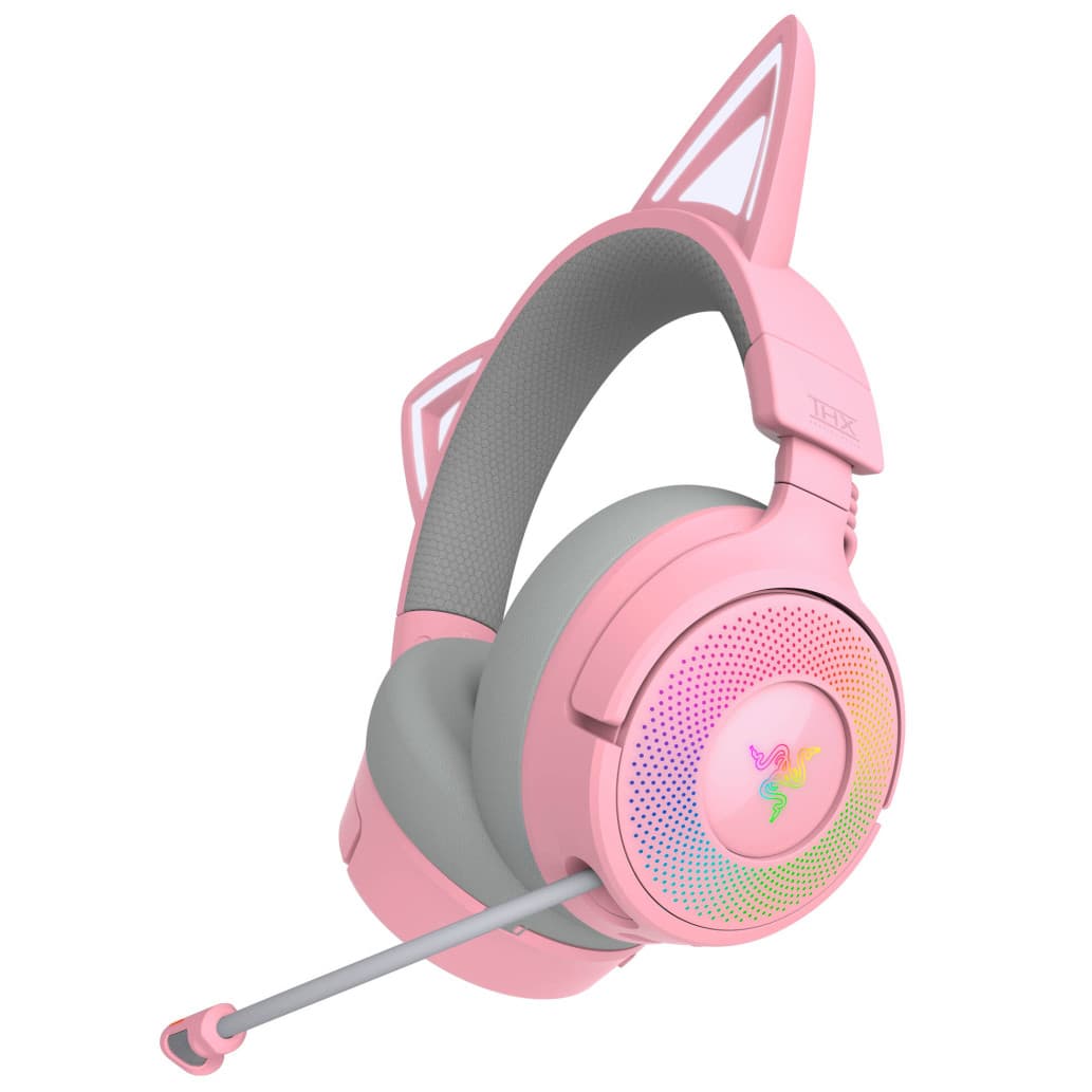 Razer naglavne z BT/1x3,5mm/USB Kraken Kitty V3 Pro roza Gaming (RZ04-05170200-R3M1)