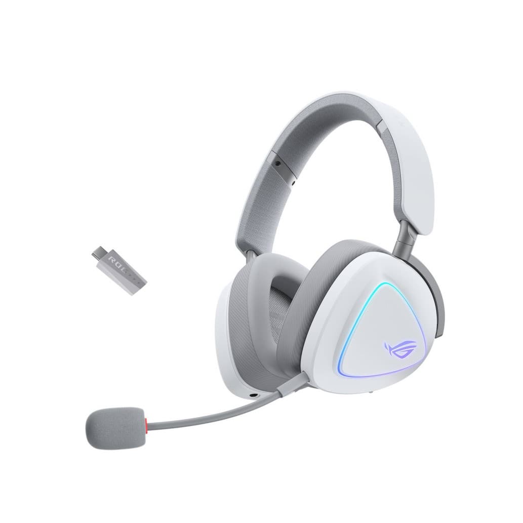 ASUS naglavne z BT/1x3,5mm ROG Delta II bele Gaming (90YH03W0-BHUA10)