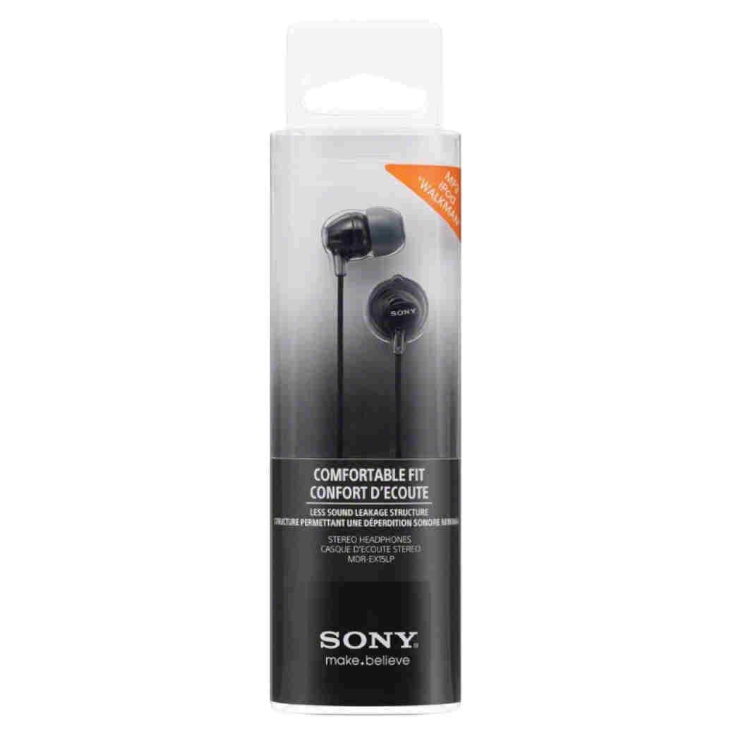 Slualke ušesne Sony 1x3,5mm črne (MDREX15LPB.AE)