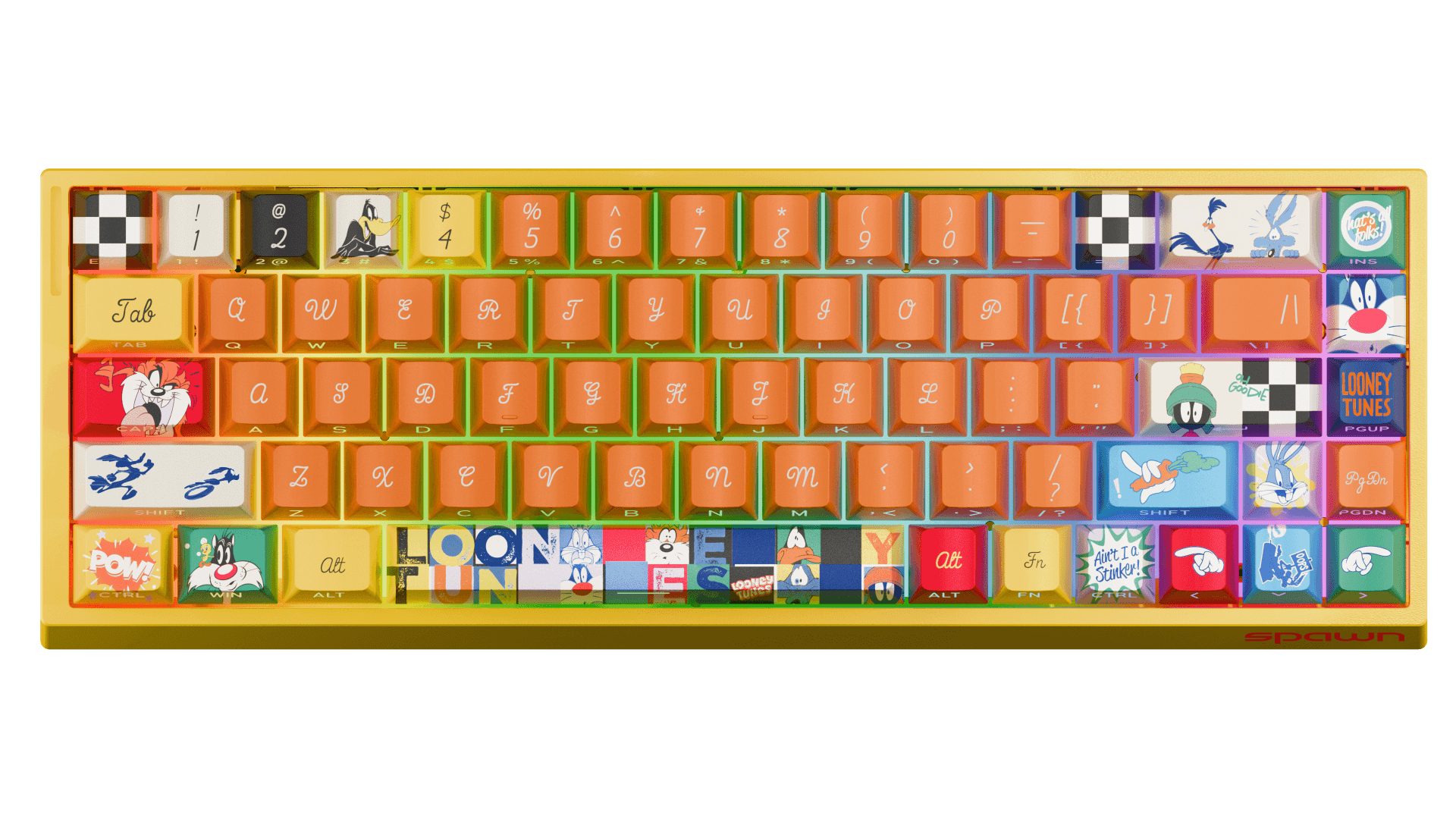 Spawn Mechanical Gaming Keyboard Looney Tunes