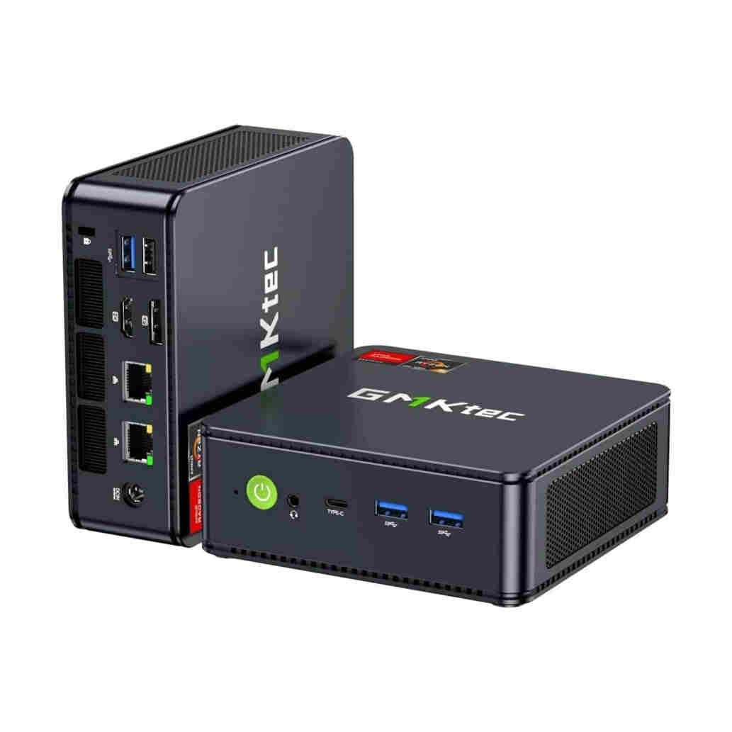 Mini računalnik GMKtec M6 AMD Ryzen 5 7640HS 32GB RAM 1TB SSD NucBox črn