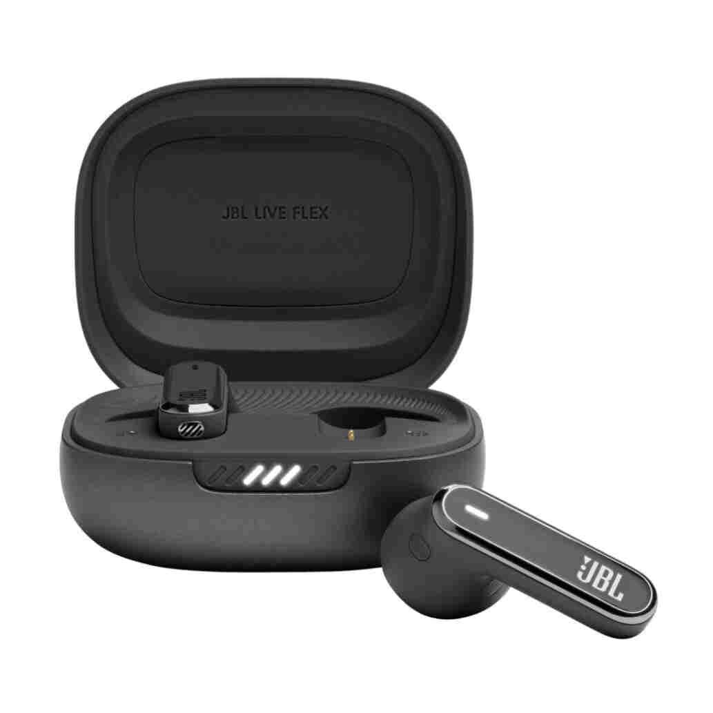 Slualke JBL ušesne z BT Live Flex BT5.3 črne