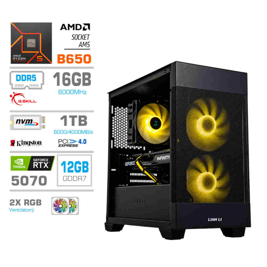 Računalnik MEGA MT S7X R5-9600X