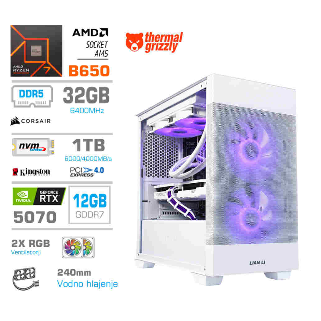 Računalnik MEGA MT S7X R7-7700X