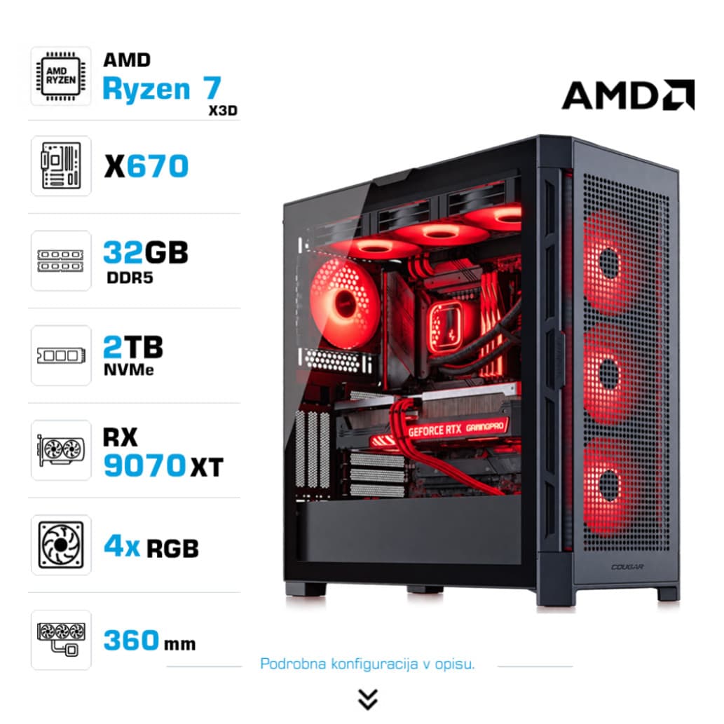 Računalnik MEGA Tower S11 R7-7800X3D