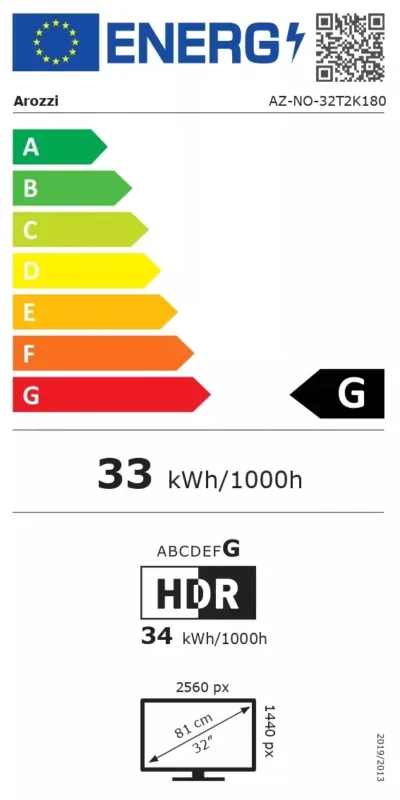 Arozzi 32" QHD IPS 180Hz (v2)