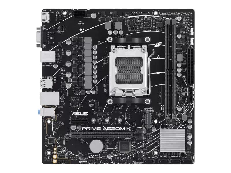 ASUS PRIME A620M-K AM5 2xDDR5 mATX MB 4xSATA 1xM.2