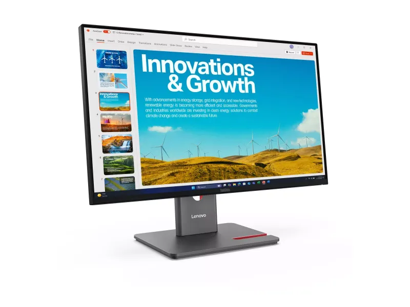 Lenovo ThinkVision P24QD-40 23.8inch 2560x1440 IPS 120Hz USB-C docking 140W Daisy Chain KVM/eKVM