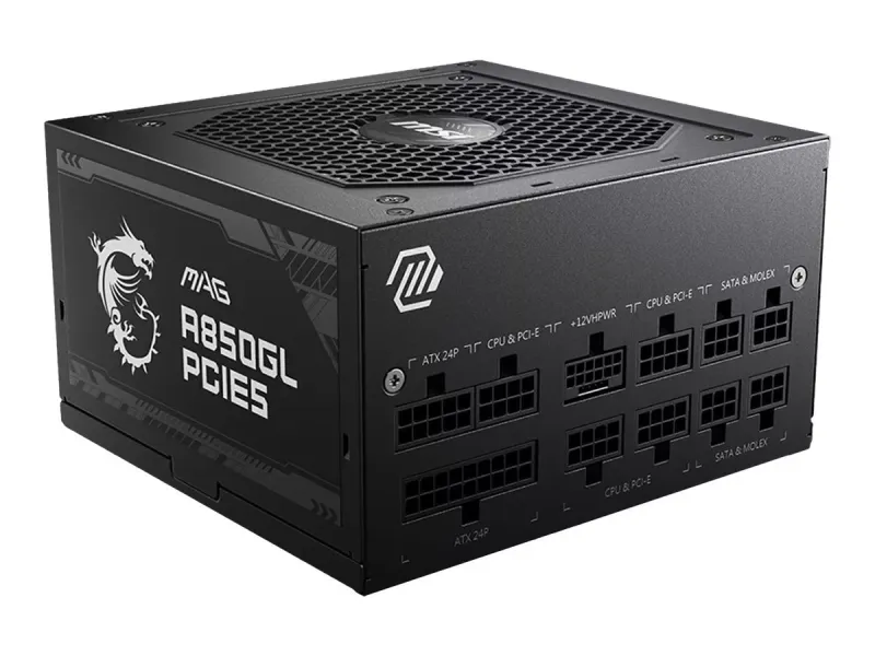 MSI 850W MAG A850GL PCIE5 (Black)
