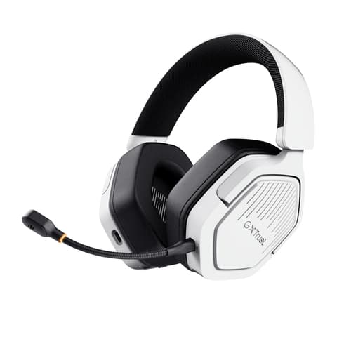 Trust GXT 493W Carus Headset Wired & Wireless Head-band, Helmet Gaming USB Type-C USB Type-A Bluetooth White
