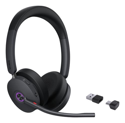Yealink BH74 Teams USB-C/A Wireless Head-band Office/Call center USB Type-C USB Type-A Bluetooth Black