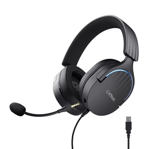 Trust GXT 490 FAYZO Headset Wired Head-band Gaming USB Type-A Black