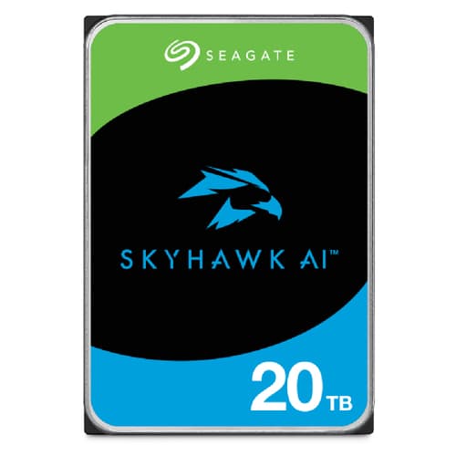 Seagate SkyHawk AI hard drive 20 TB 7200 RPM 512 MB 3.5" Serial ATA III