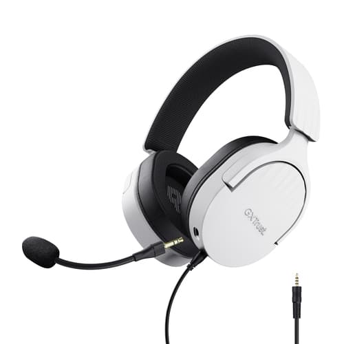 Trust GXT 489W FAYZO Headset Wired Head-band Gaming Black, White
