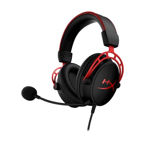 HyperX Cloud Alpha - Gaming Headset (Black-Red) (HX-HSCA-RD/EM) Wired Head-band