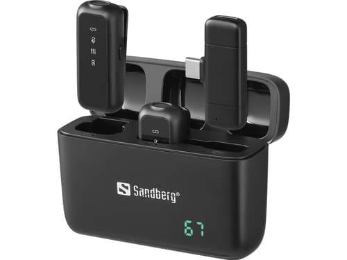 Sandberg 126-55 microphone Black Clip-on microphone