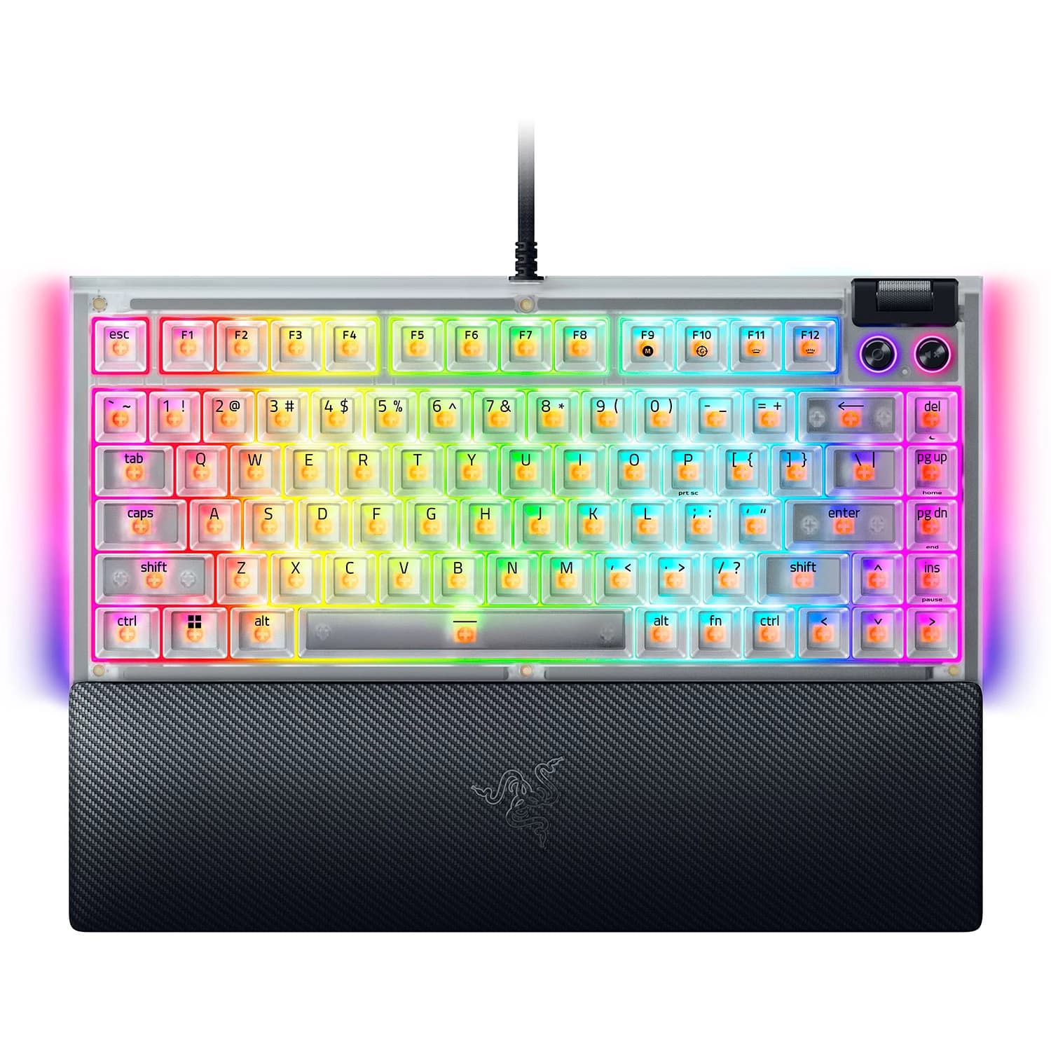 Razer BlackWidow V4 75% Phantom White US