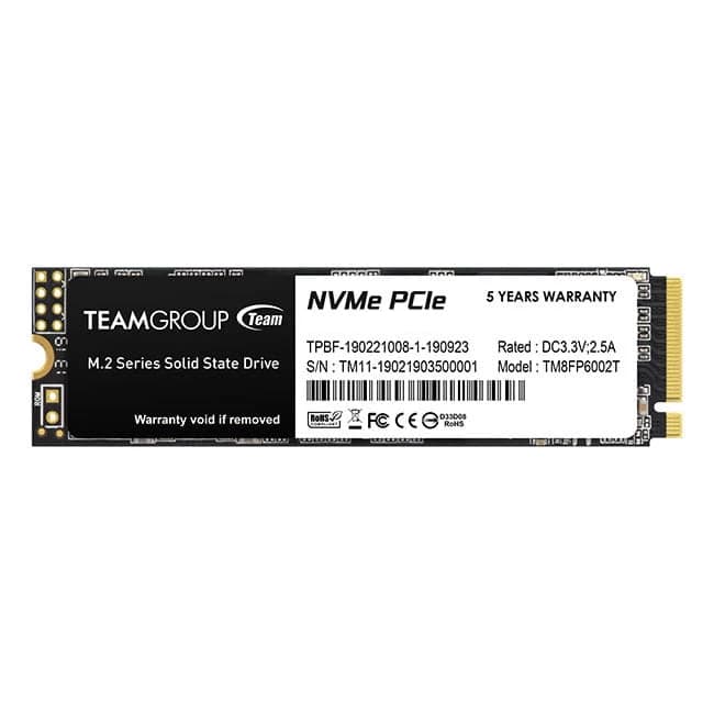 TEAMGROUP 256GB MP33 NVMe SSD