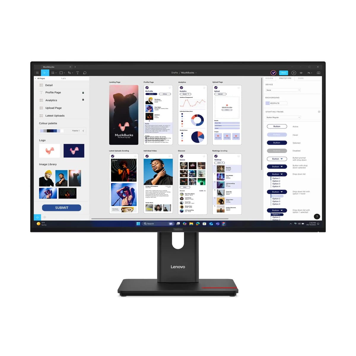 LENOVO T32UD-40 31.5" 4K