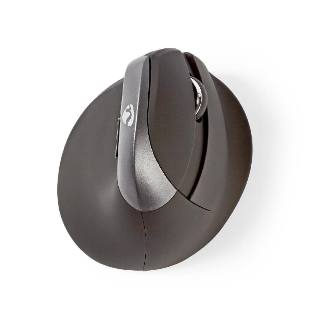 Nedis ERGOMSMWS100BK Ergonomic Wireless Mouse (Black)