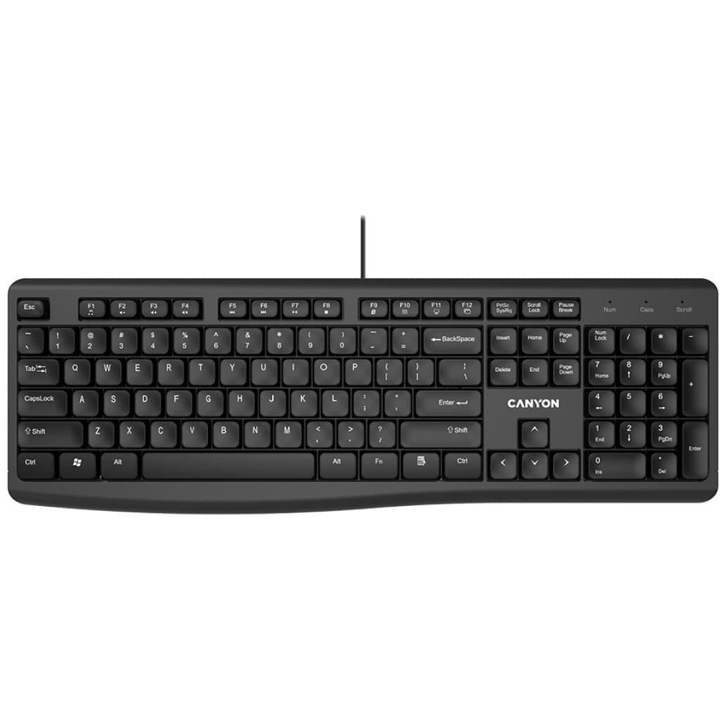 Canyon KB-50 Wired Keyboard Adriatic (Black)