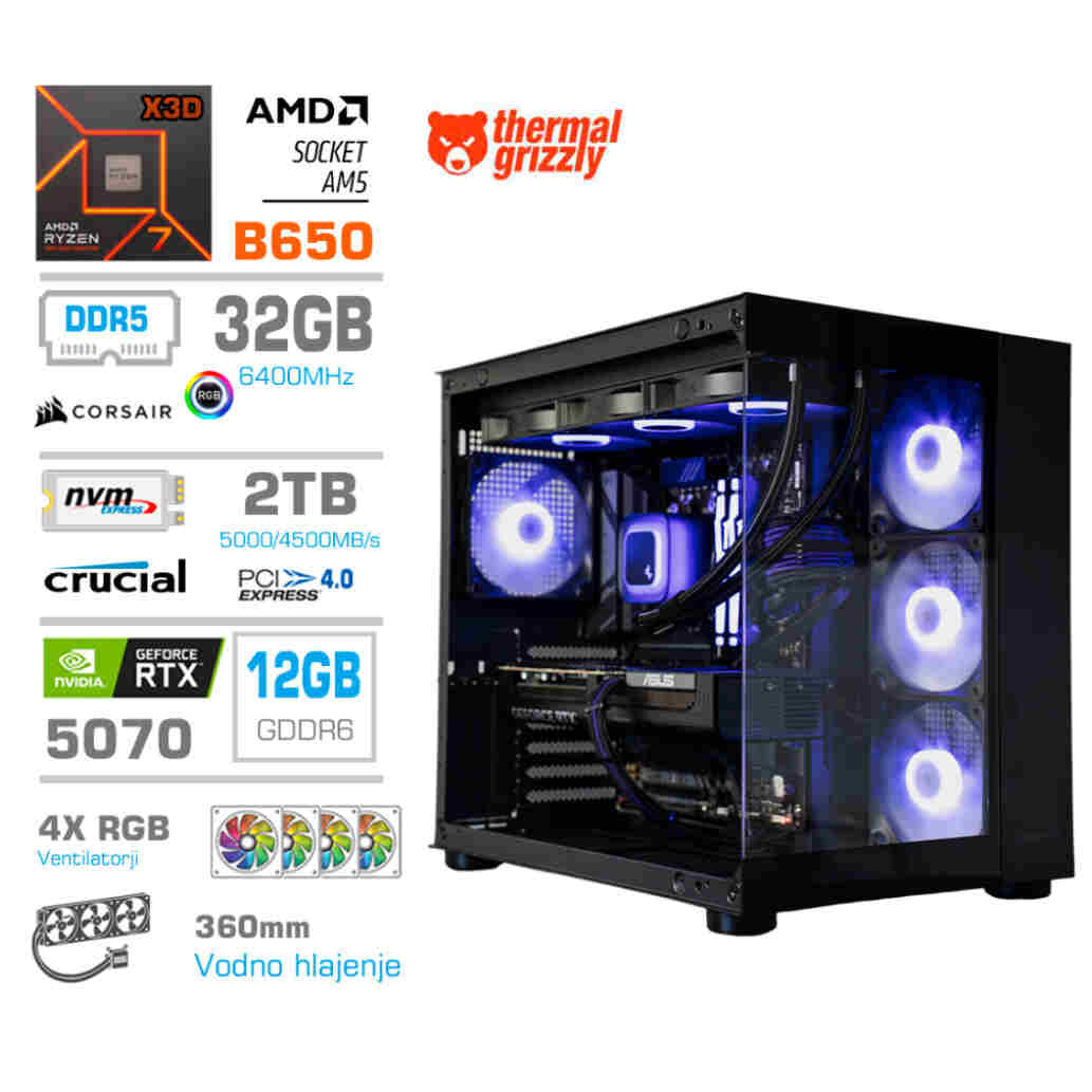 Računalnik MEGA MT S5 R7-7800X3D