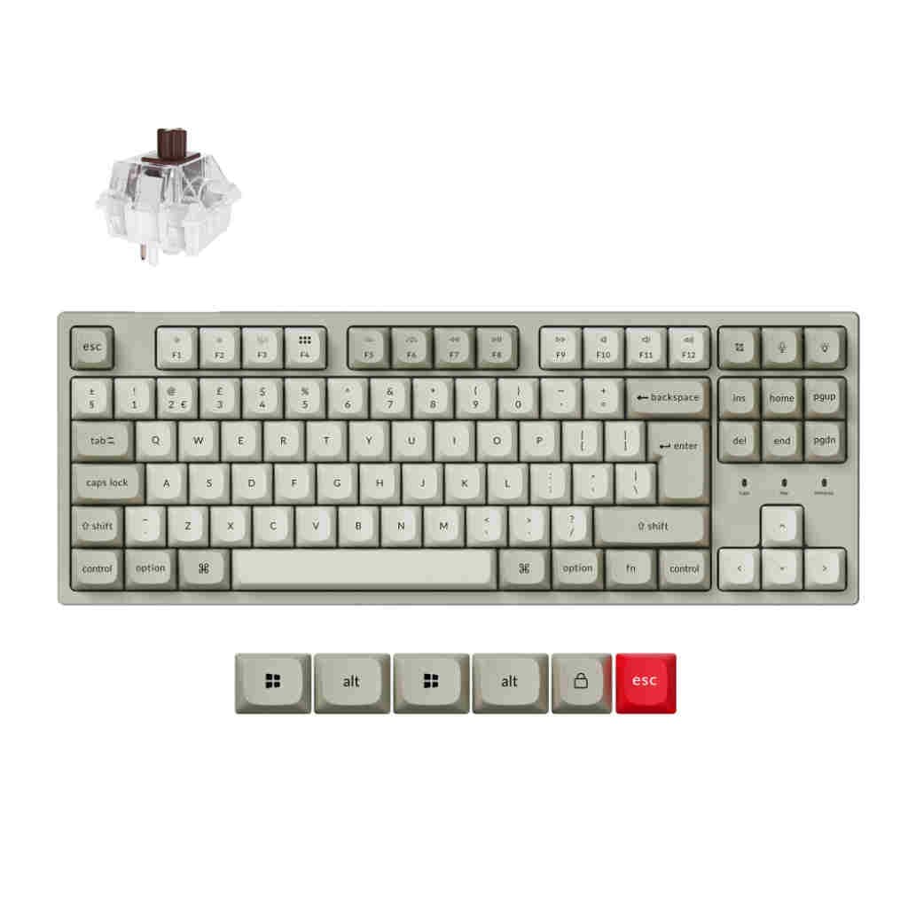 Keychron C1 Pro 8K RGB Brown Switch UK