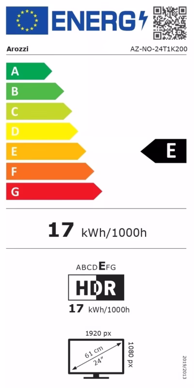 Arozzi Nova AZ-NO-24T1K200-WT 24" FHD IPS 200Hz