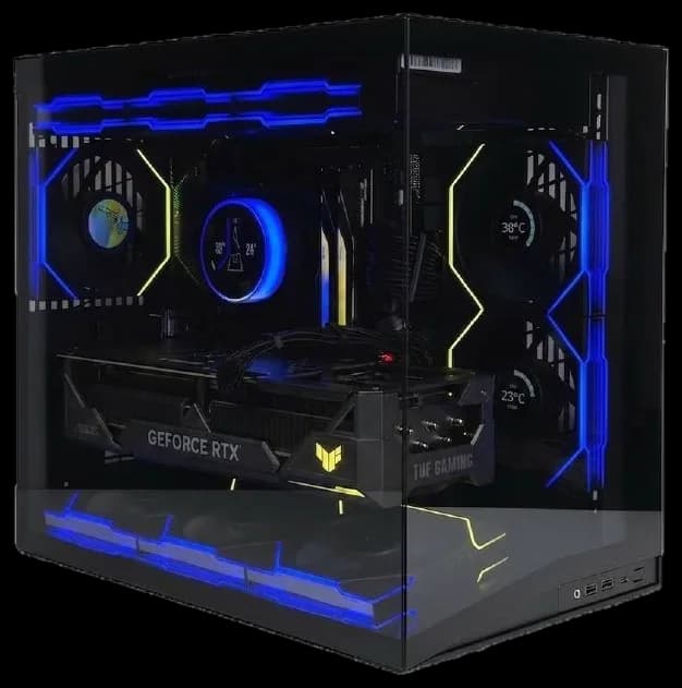 Žaidimų kompiuteris AMD Ryzen 7 9800X3D / RTX 5080 16GB / 32GB DDR5 / 2TB NVMe / Lian Li O11 Mini
