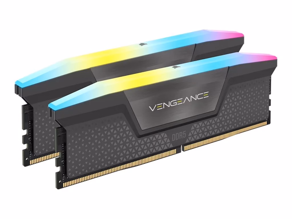 Corsair 32GB 6000MHz CL38 DDR5 Vengeance RGB Intel & AMD (2x16)